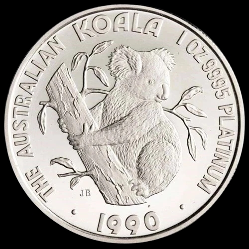 Koala 1 uncja platyny 1990 - Front