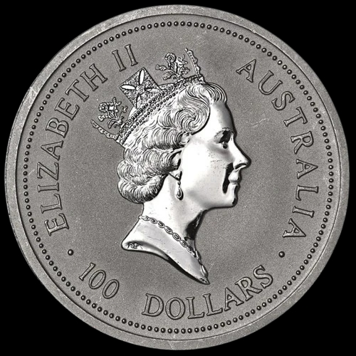 Koala 1 uncja platyny 1997 - Back