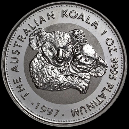 Koala 1 uncja platyny 1997 - Front