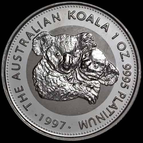 Koala 1 uncja platyny 1997 - thumbnail 1