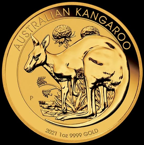 Australijski Kangur 1 uncja złota 2021